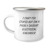 Funny Electrical Engineer Gifts from Friends, Gifts for Men, Inspirational Camping Mug with Quote, Perfect Graduation Unique Gifts for Electrical Engineer - Image 1